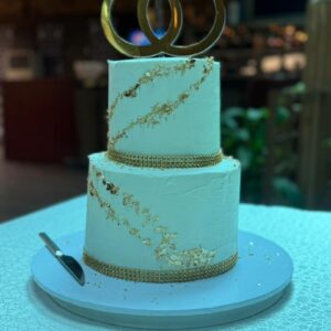 2 teirs 8 inches and 6 inches